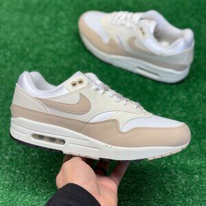 Nike Air Max 1 Low Womens Casual Shoes Cream DZ2628-101 VNDS Sz 10